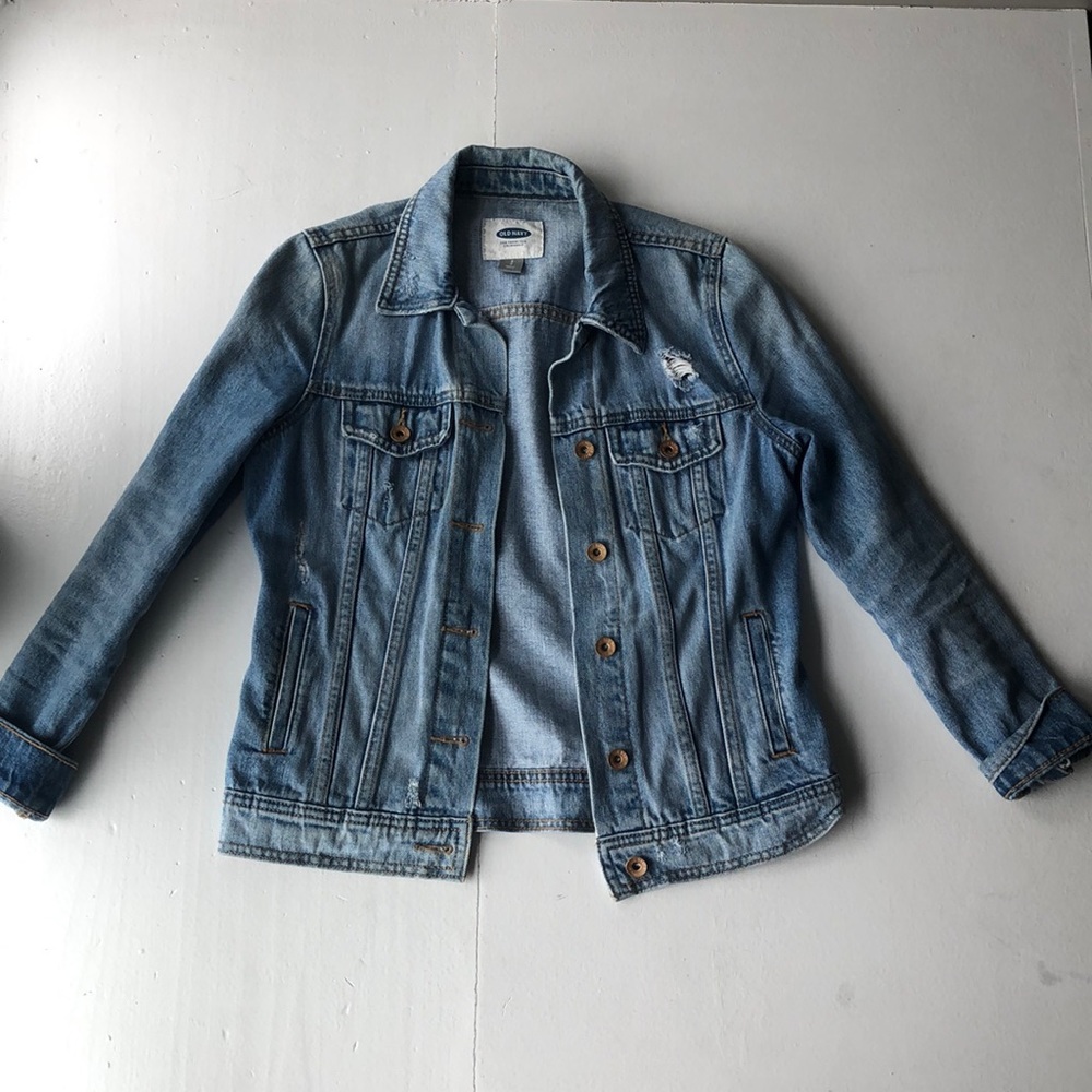 Distressed Jean Jacket